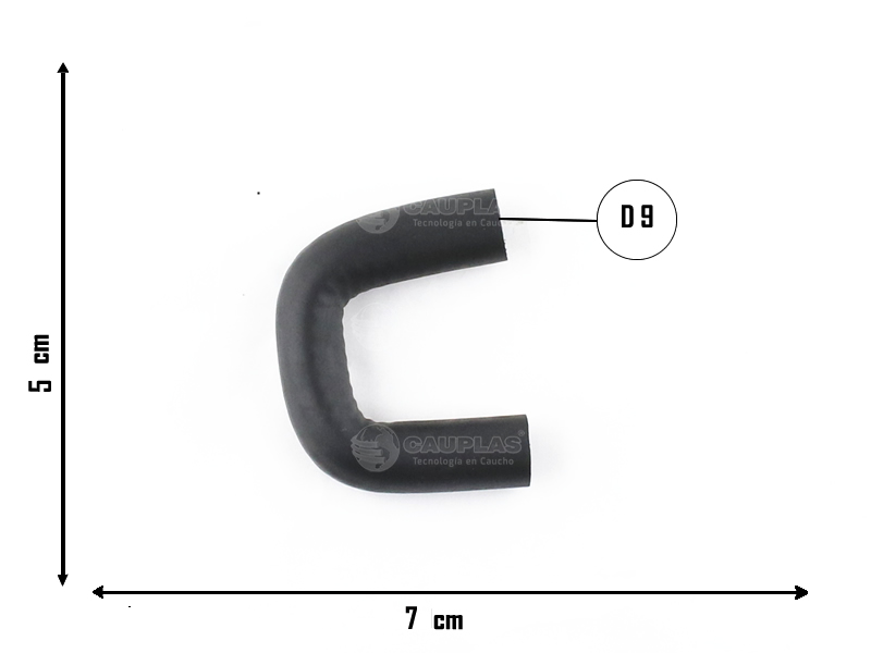 CAUPLAS MANGUERA CIRCULACION DE AIRE PEUG 504 505 OEM:4565002