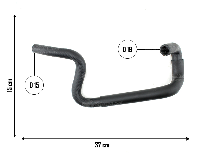 CAUPLAS MANGUERA CALEFACTOR ENTRADA PEUG 205 OEM:6464M30 =YACO 1782