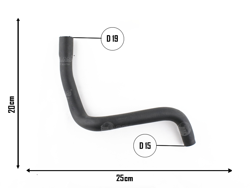 CAUPLAS MANGUERA CALEFACCION ENTRADA PEUG 205 OEM:6464T50 =YACO 3317