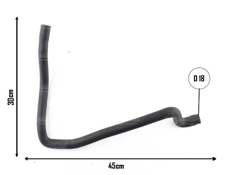 CAUPLAS MANGUERA CALEFACCION PEUG 505 OEM:6459550 =YACO 996