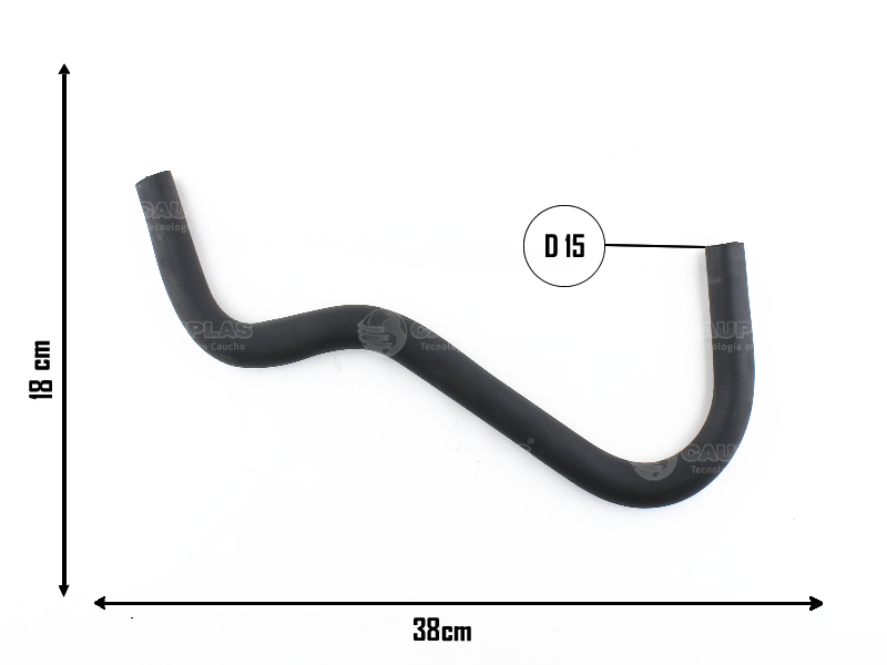 CAUPLAS MANGUERA CALEFACCION SALIDA PEUG 504 OEM:64586600 =YACO 1195