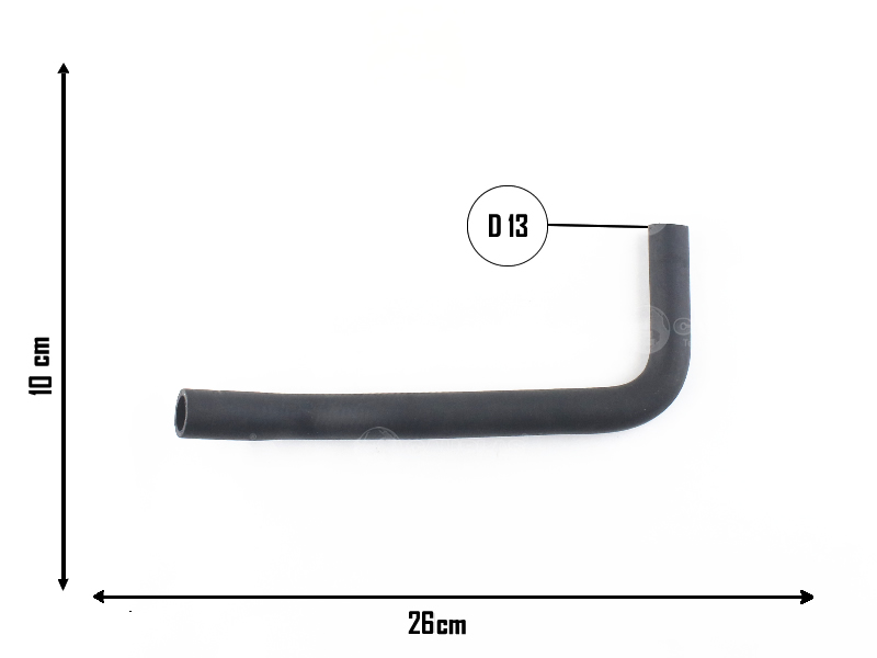 CAUPLAS MANGUERA CALEFACCION FIAT PALIO I OEM:46537137 =YACO 2563