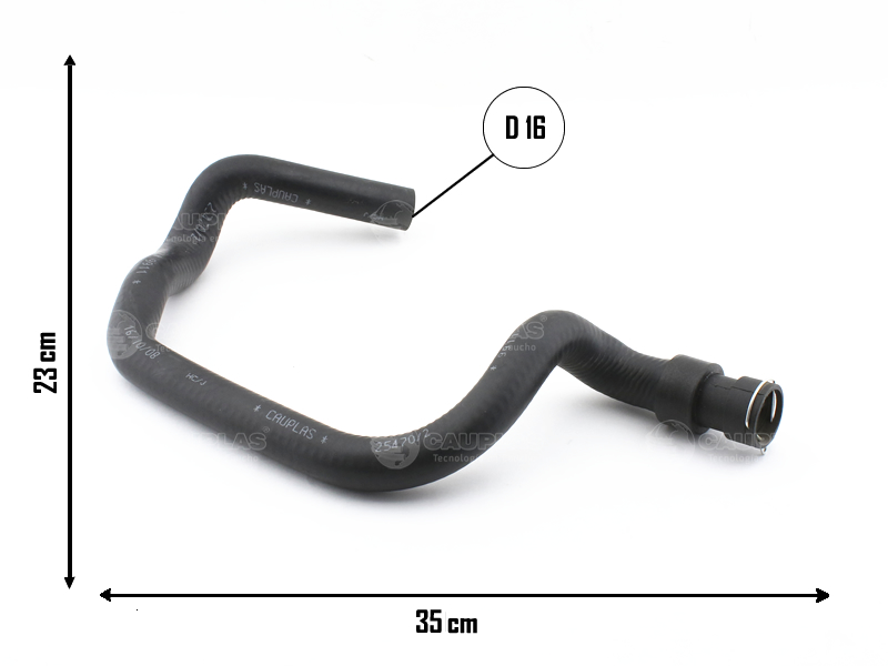 CAUPLAS MANGUERA CALEFACTOR SALIDA PEUG 406 EXPERT