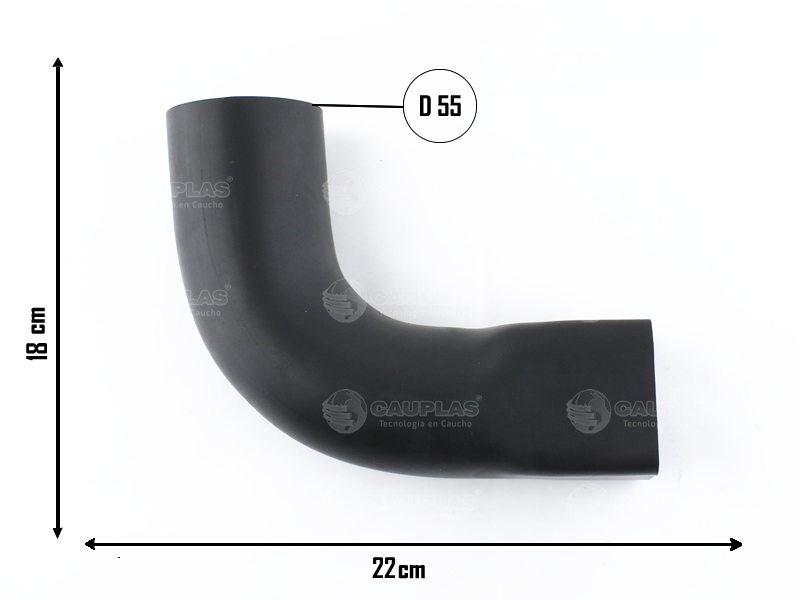 CAUPLAS MANGUERA CIRCULACION DE AIRE PEUG 504 OEM:1421670 =YACO 972