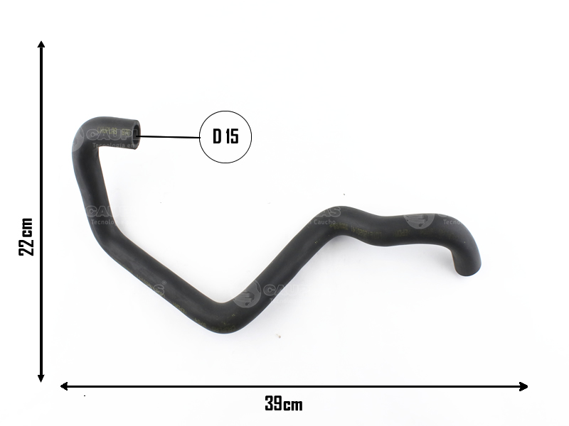 CAUPLAS MANGUERA REFRIGERACION PEUGEOT 405  =YACO 3319