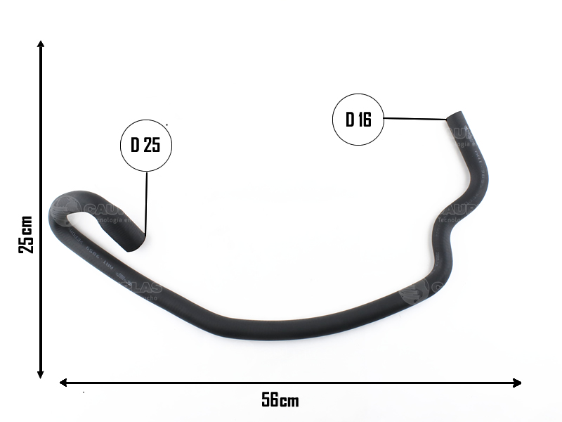 CAUPLAS MANGUERA CIRCULACION DE AIRE PEUG 405 PARTNER OEM:1307K30