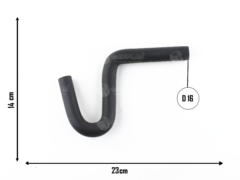 CAUPLAS MANGUERA CALEFACCION PEUGEOT 404 504 OEM:6458180 =YACO 544