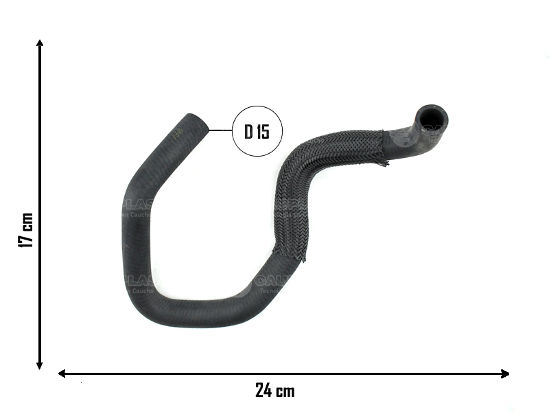 CAUPLAS MANGUERA RADIADOR ACEITE PEUG 208 OEM:1323FK