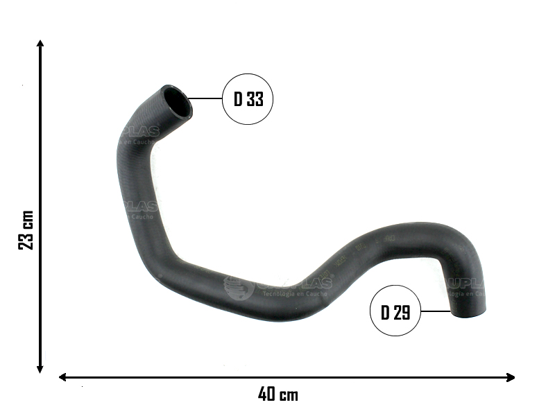 CAUPLAS MANGUERA RADIADOR INFERIOR PEUG 307 OEM:1351FP