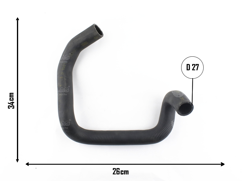CAUPLAS MANGUERA RADIADOR SUPERIOR PEUGEOT 307 OEM:1343EQ =YACO 2524