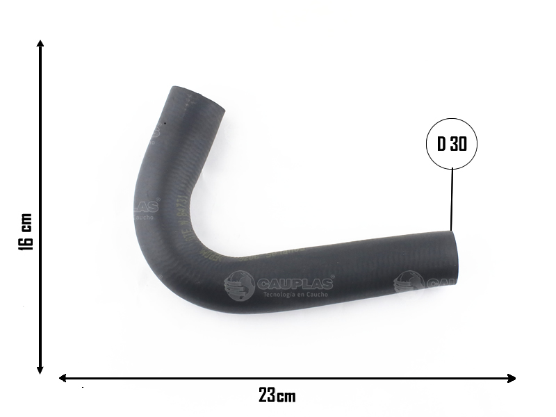 CAUPLAS MANGUERA RADIADOR SUPERIOR PEUGEOT 505 OEM:7910036215 =YACO 1440