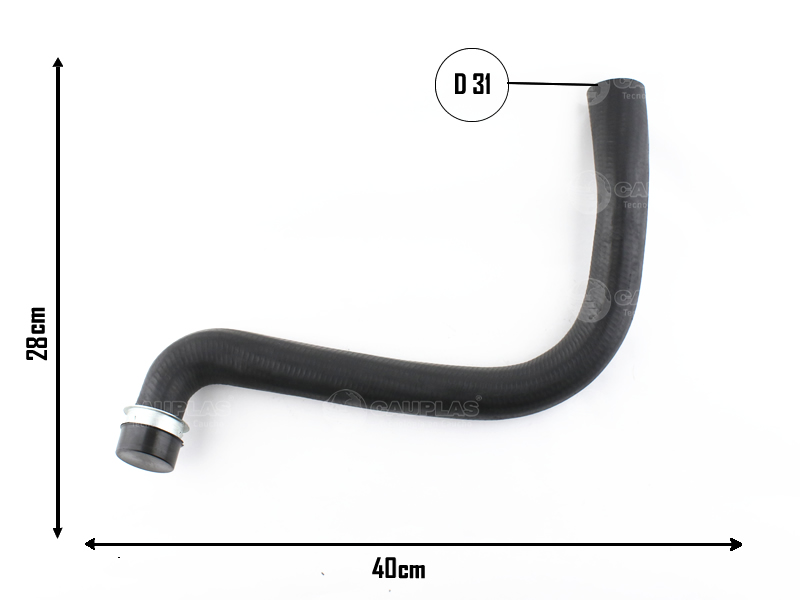 CAUPLAS MANGUERA RADIADOR SUPERIOR PEUGEOT 806 EXPERT CITROEN EVASION OEM:1343T30