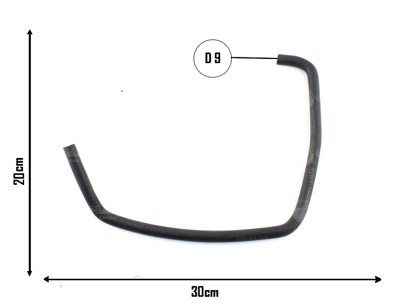 CAUPLAS MANGUERA REFRIGERACION PEUGEOT 405 OEM:1413970 =YACO 2611