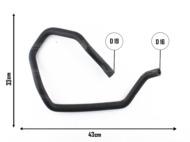 CAUPLAS MANGUERA VASO DE EXPANSION PEUG 307 308 408 CITROEN C4
