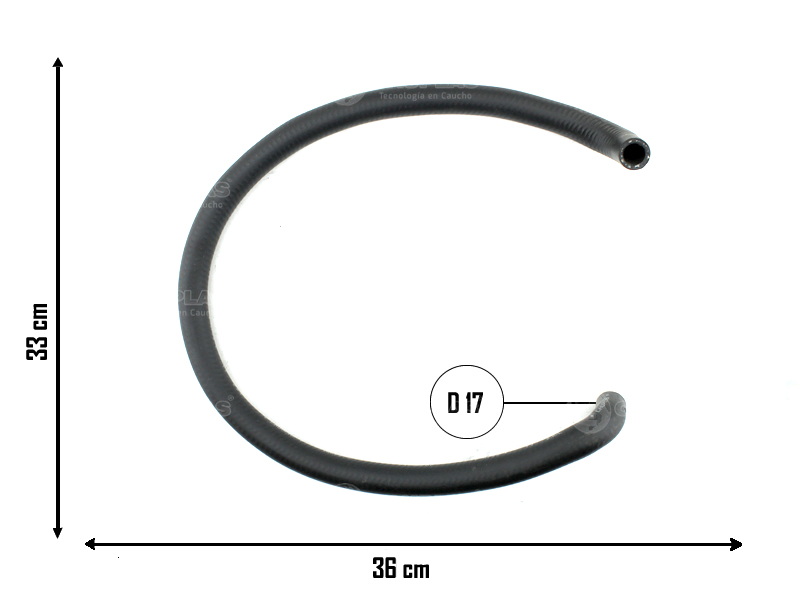 CAUPLAS MANGUERA REFRIGERACION PEUGEOT 404 OEM:13021800 =YACO 857