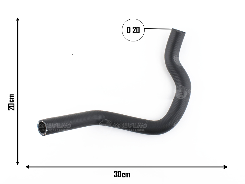 CAUPLAS MANGUERA REFRIGERACION PEUGEOT 205 