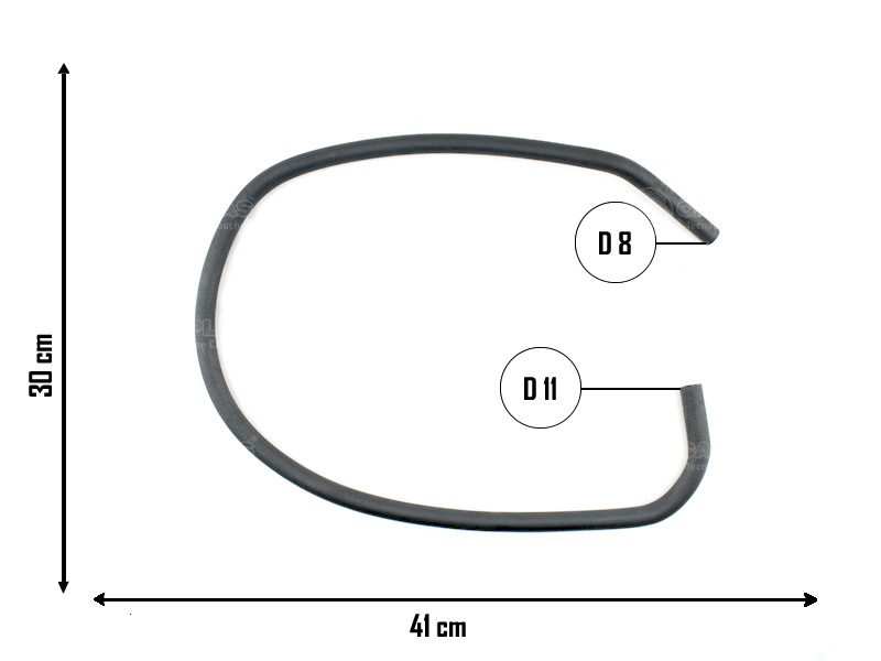 CAUPLAS MANGUERA VASO DE EXPAN INF PEUG 504 OEM:1350880