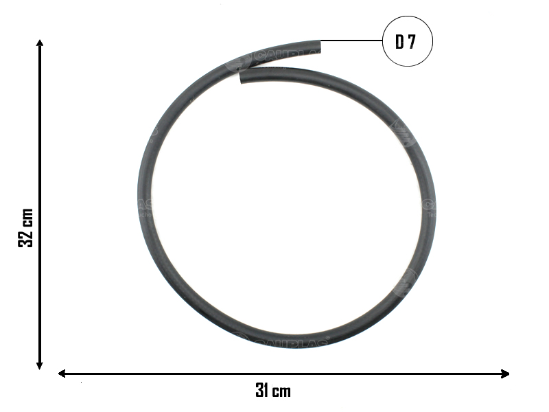 CAUPLAS MANGUERA VASO DE EXPAN SUP PEUG 205 206 306 406 504 505 