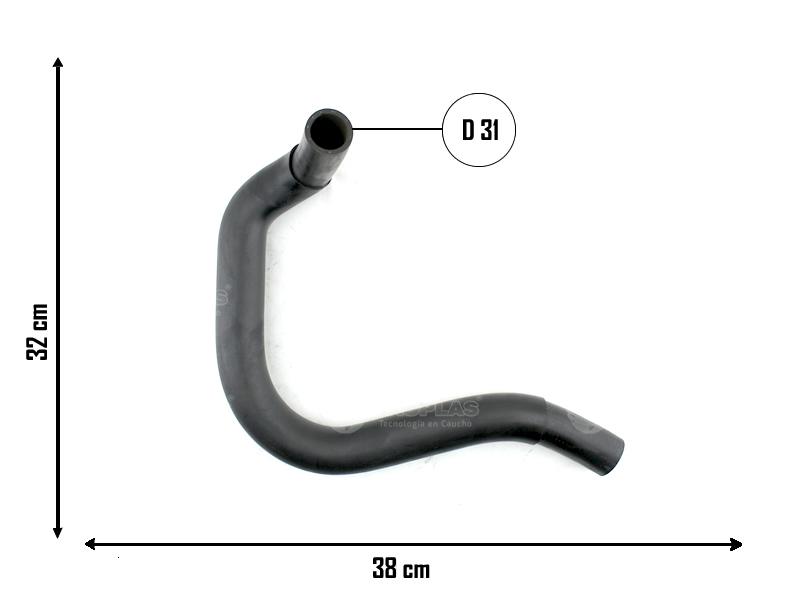CAUPLAS MANGUERA RADIADOR SUPERIOR CHEVROLET BLAZER OEM:15689512