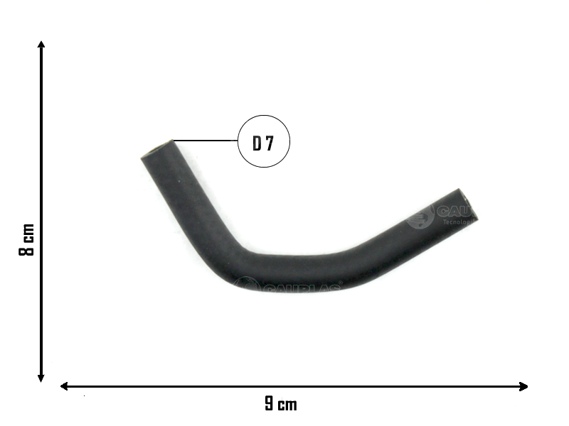 CAUPLAS MANGUERA PASO DE AGUA TOYOTA COROLLA OEM:1626122100