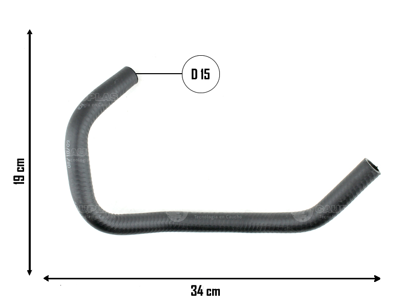 CAUPLAS MANGUERA CALEFACCION TOYOTA COROLLA