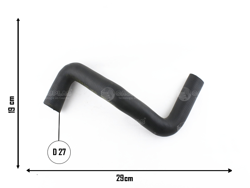 CAUPLAS MANGUERA RADIADOR INFERIOR TOYOTA COROLLA OEM:1657264160 =YACO 3082