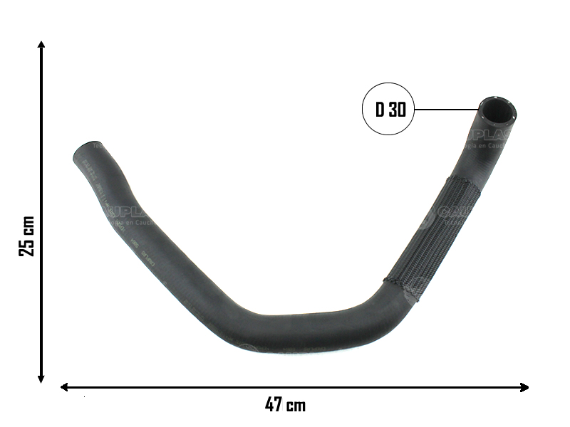 CAUPLAS MANGUERA RADIADOR INFERIOR VW AMAROK  =YACO 4116