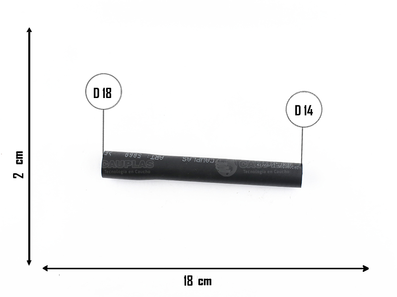 CAUPLAS MANGUERA REFRIGERACION VW AMAROK OEM:2H0121109A