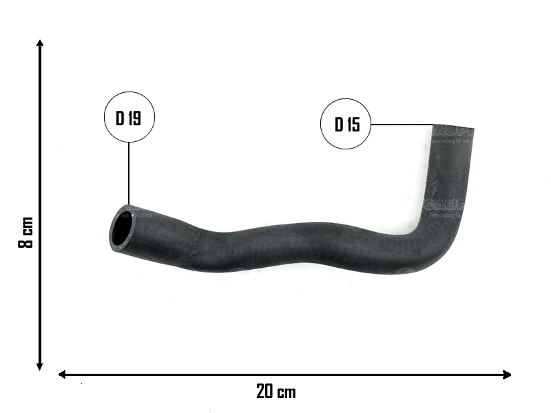 CAUPLAS MANGUERA PASO DE AGUA VW AMAROK  =YACO 4286