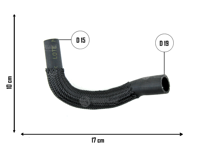 CAUPLAS MANGUERA PASO DE AGUA VW AMAROK OEM:2H0122096M =YACO 4098