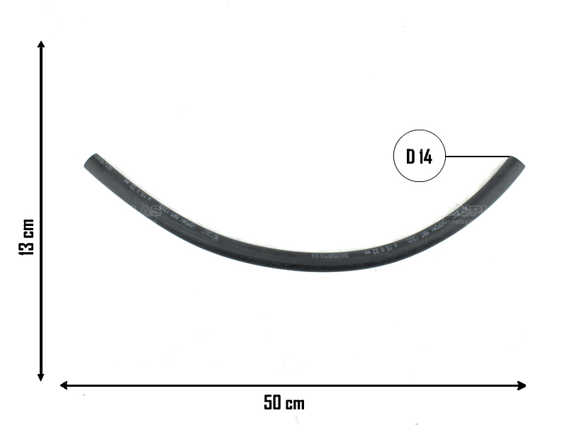 CAUPLAS MANGUERA VALVULA DE CALEFACTOR A MULTIPLE GACEL PASSAT OEM:56121058 =YACO 227