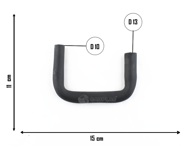 CAUPLAS MANGUERA CIRCULACION DE AIRE VW GOL I SAVEIRO I