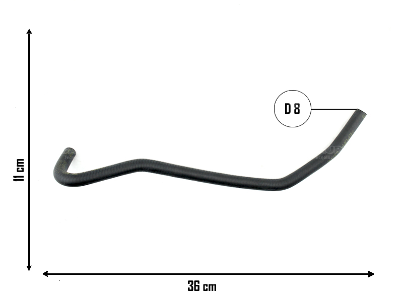 CAUPLAS MANGUERA DESCARGA DE GASES VW GOL IV OEM:5W0121447