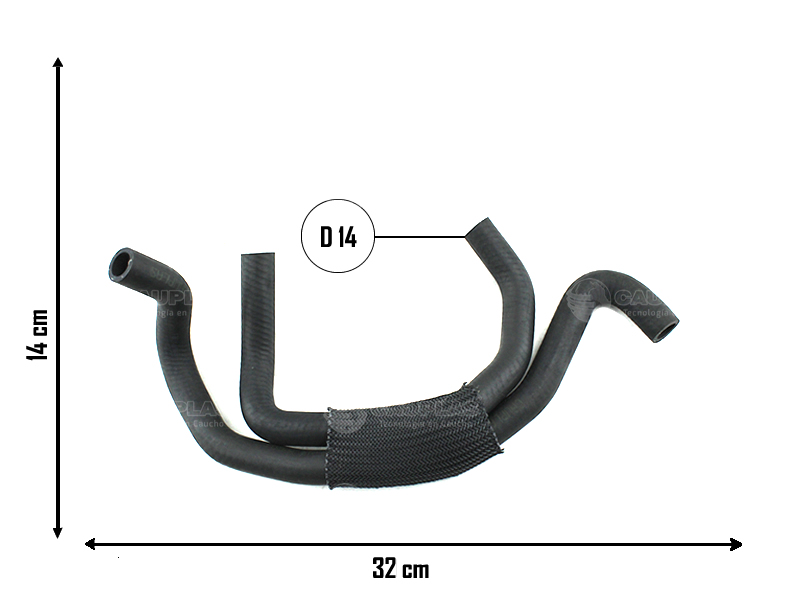 CAUPLAS MANGUERA REFRIGERACION VW GOLF IV OEM:1J0121086AA