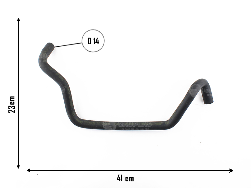 CAUPLAS MANGUERA REFRIGERACIONVW  GOLF IV  =YACO 2066