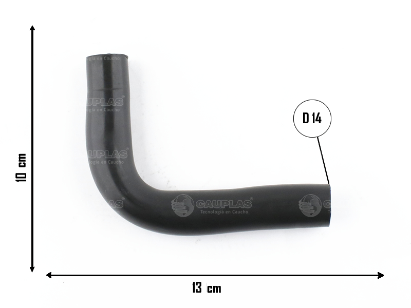 CAUPLAS MANGUERA DESCARGA DE GASES VW GOLF III