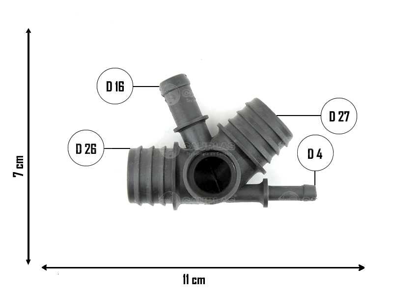 CAUPLAS PORTA BULBO DE NYLON VW BORA GOLF IV OEM:1J0122101C