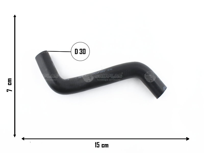 CAUPLAS MANGUERA REFRIGERACION VW GOLF IV =YACO 2081