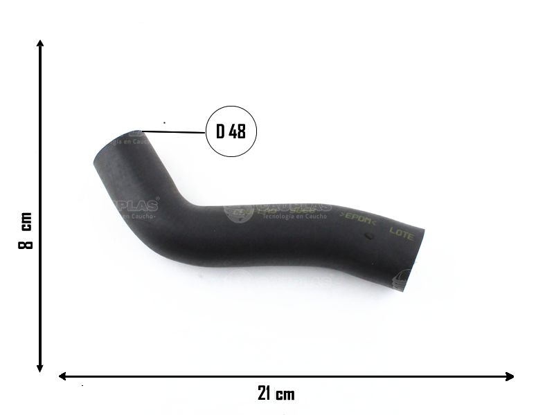 CAUPLAS MANGUERA RADIADOR SUPERIOR VW GOLF IV/V
