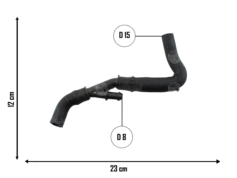 CAUPLAS MANGUERA REFRIGERACION VW GOLF IV OEM:1J0122109AA  1J0122109AQ