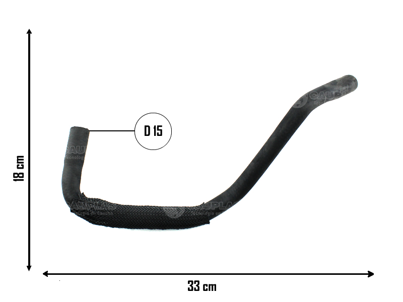 CAUPLAS MANGUERA VASO DE EXPANSION GOLF III OEM:1H0121109R =YACO 2053