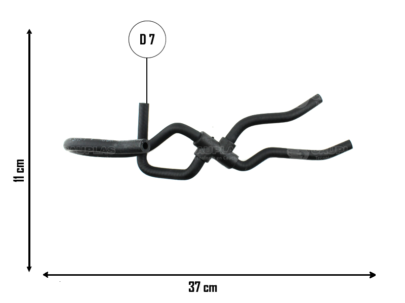 CAUPLAS MANGUERA REFRIGERACION 4 VIAS VW GOLF IV/V OEM:1J0122447DT