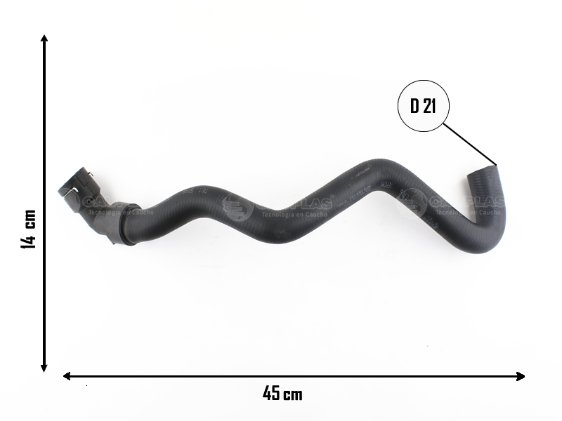 CAUPLAS MANGUERA REFRIGERACION VW GOLF IV OEM:1J0122157DJ