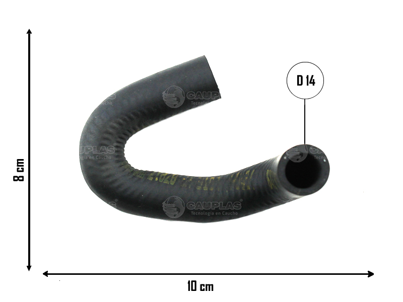 CAUPLAS MANGUERA REFRIGERACION VW GOLF IV/V  OEM:YC458286BA  1J0122447AL  1J0122447C
