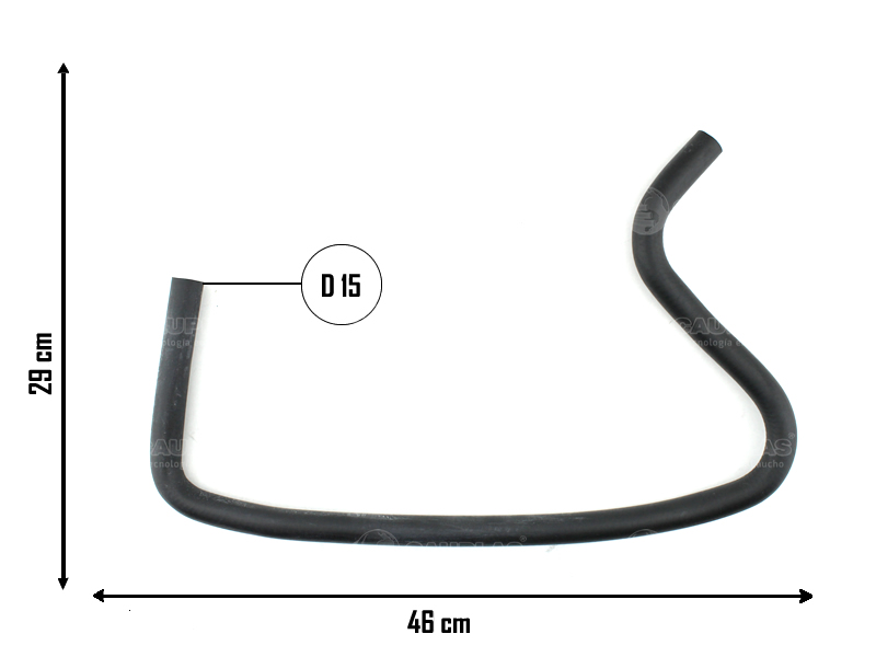 CAUPLAS MANGUERA VASO DE EXPANSION GOLF IV V OEM:1JE121109 =YACO 4337