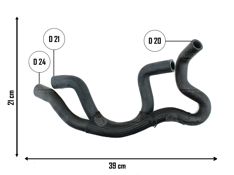 CAUPLAS MANGUERA CONJUNTO CALEFACCION AUDI A3 VW GOLF IV / V OEM:1J0121156AG  1J0121156AT  1J0121156AN