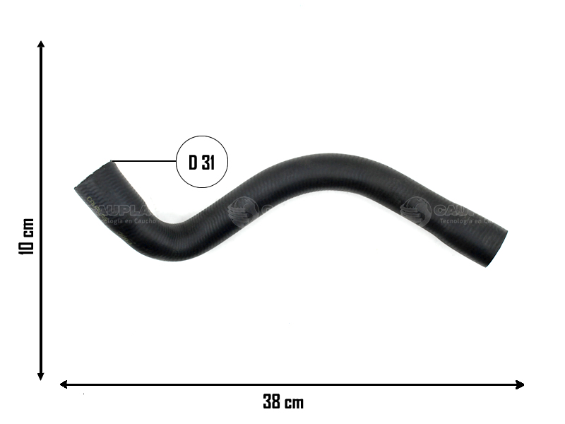 CAUPLAS MANGUERA RADIADOR SUPERIOR SEAT CORDOBA IBIZA VW POLO OEM:6K0121101A
