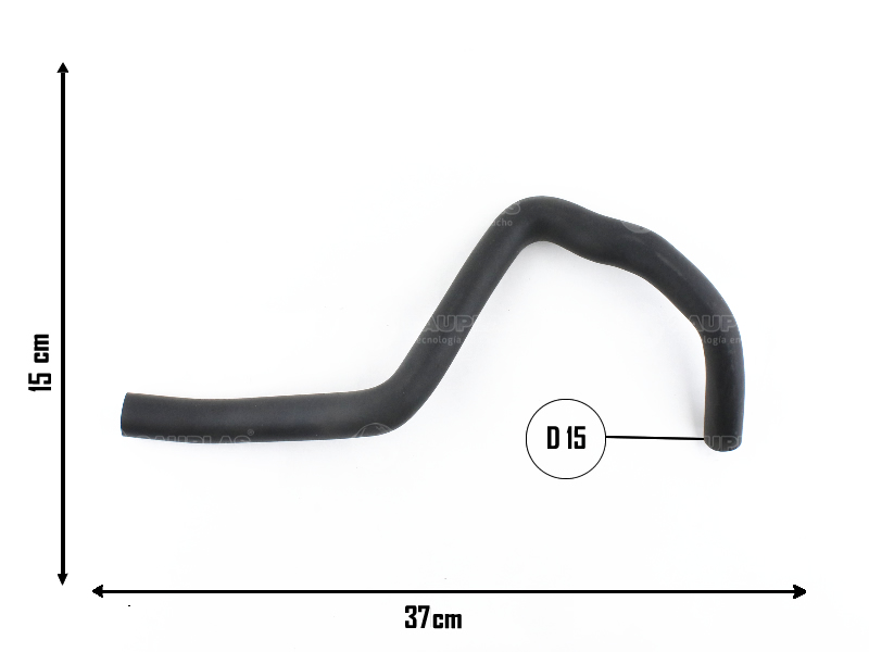 CAUPLAS MANGUERA VASO DE EXPANSION A3 CORDOBA IBIZA POLO OEM:6K0121109AD =YACO 3434