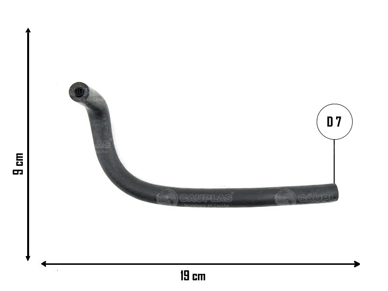 CAUPLAS MANGUERA REFRIGERACION SEAT CORDOBA IBIZA VW FOX SURAN OEM:6QE122447A =YACO 3130
