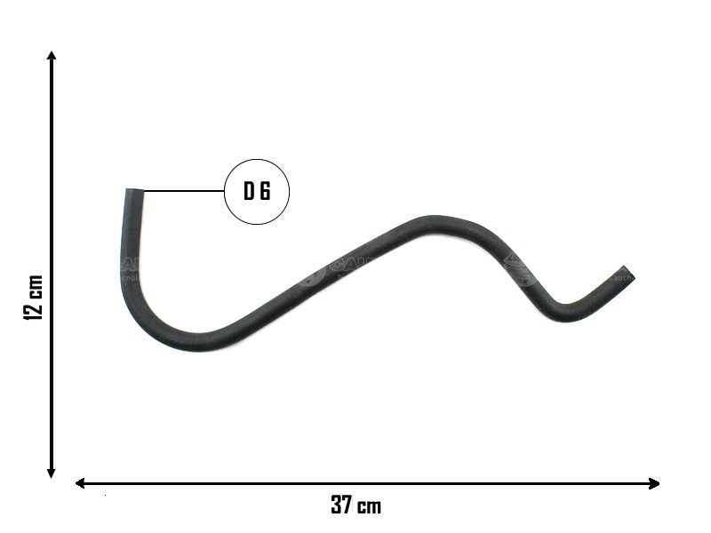 CAUPLAS MANGUERA REFRIGERACION SEAT CORDOBA IBIZA VW FOX SURAN OEM:6QE122447A =YACO 3129